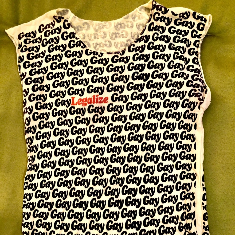 American Apparel “Legalize Gay” Sleeveless Tank